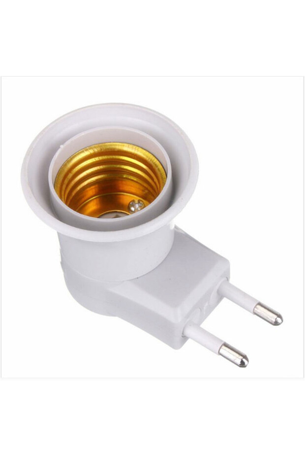 1 قطعة E27 محول مقبس المصباح مع مفتاح الاتحاد الأوروبي قابس بلاستيكي قياسي مقبس محول المسمار... - 3