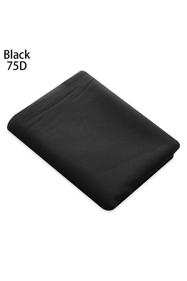 black-75D /75D DIY Crafts Clothing Accessories Lightweight Fusible Adhesive Lining Sewing Fabric Sew