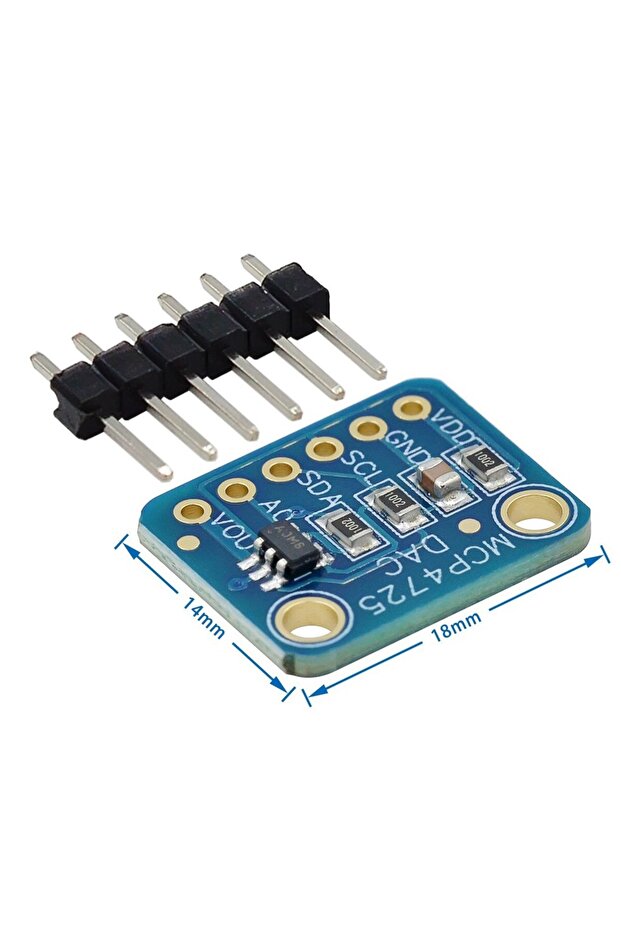 MCP4725 Breakout Board 12-bit DAC I2C Interface - 6