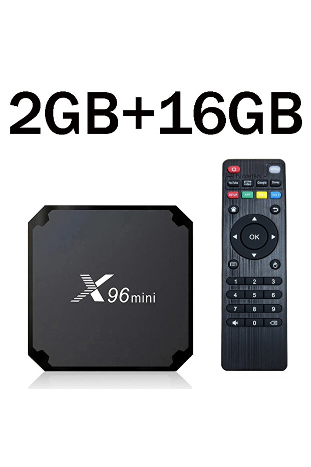 EU Plug 2G 16G Original X96 mini tv box Android 11.0 H313 S Quad Core 2GB 16GB 4G WiFi 4K UHD HDR 10