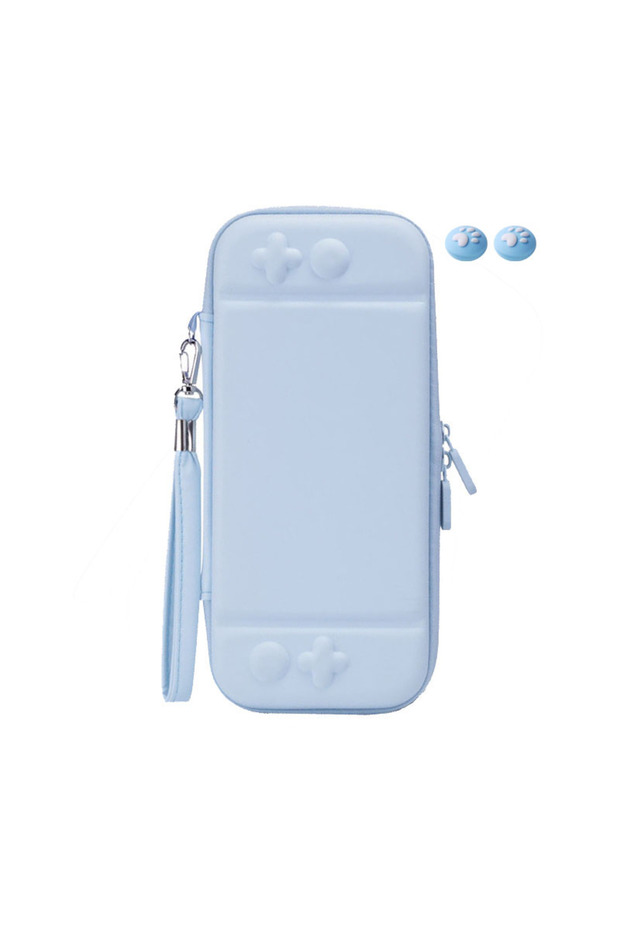 حقيبة حمل صلبة محمولة 3 في 1 لتخزين ملحقات ألعاب وحدة التحكم Switch Lite مع تصميم لطيف. - 1