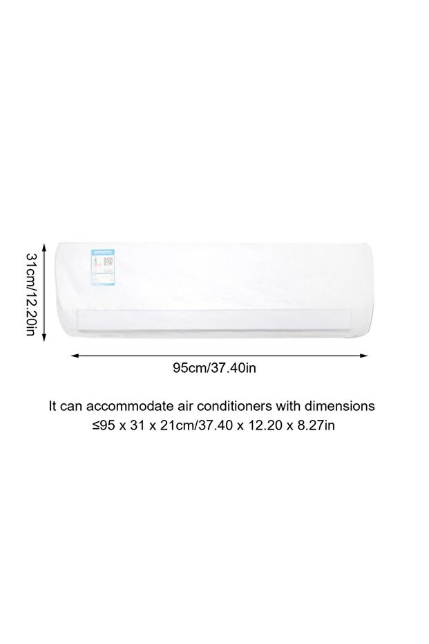 L 1pc Air Conditioner dustproof cover All-Inclusive Wall Air Conditioner Dust Cover Wear-Resistant .
