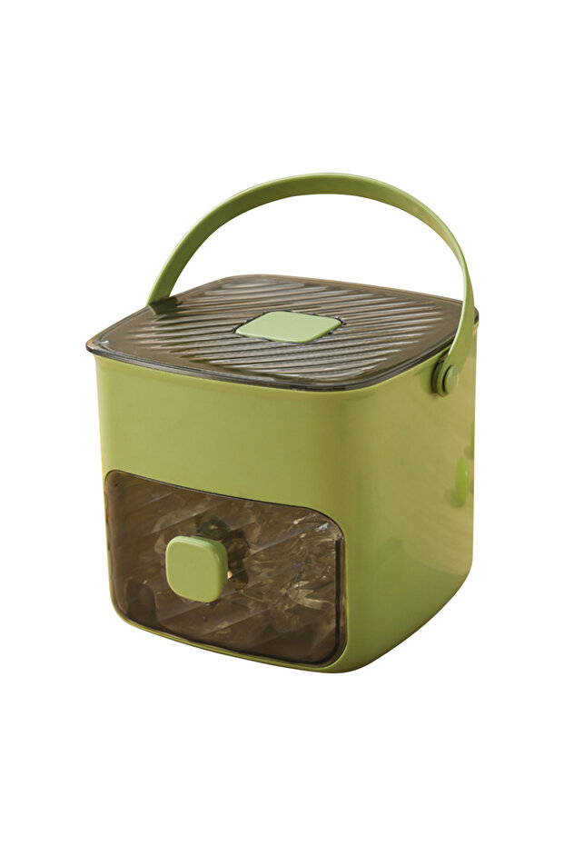 Green 24 Portable Ice Maker Machine & Drawer Countertop Ice Cube Maker Compact Ice Maker Machine for - 1