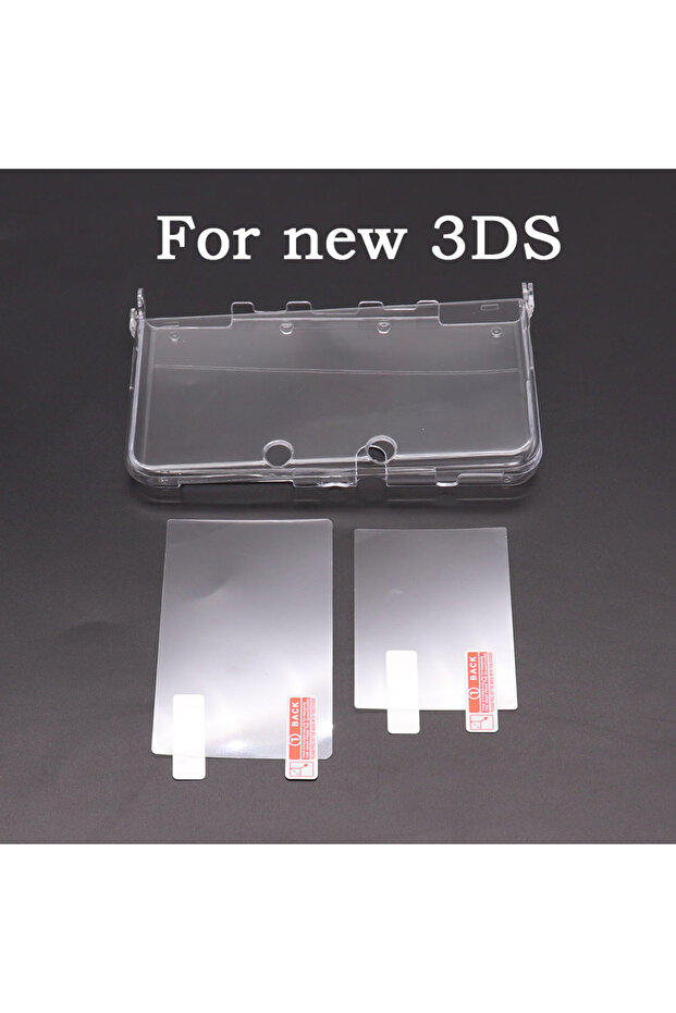 For New 3DS Plastic Clear Crystal Shell Skin Case Cover For New 2DS 3DS XL LL NDSL For DSi NDSi XL