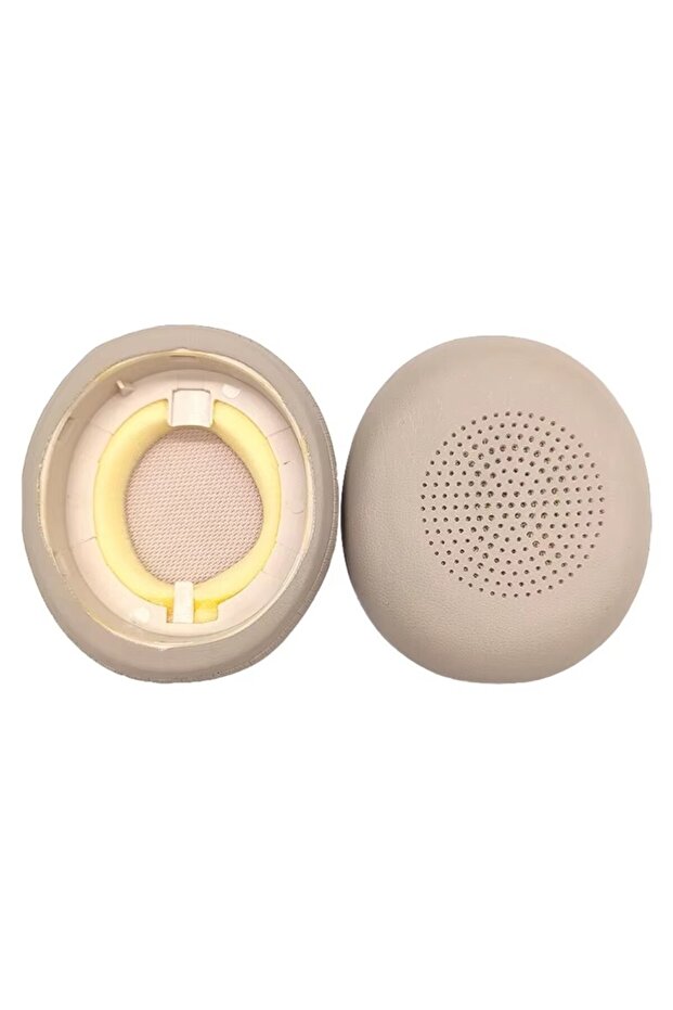 Gold 1Pair PU Leather Ear Pads for Jabra ELITE 45H Evolve2 65 Headphone Elastic Foam Earpads Ear Pad