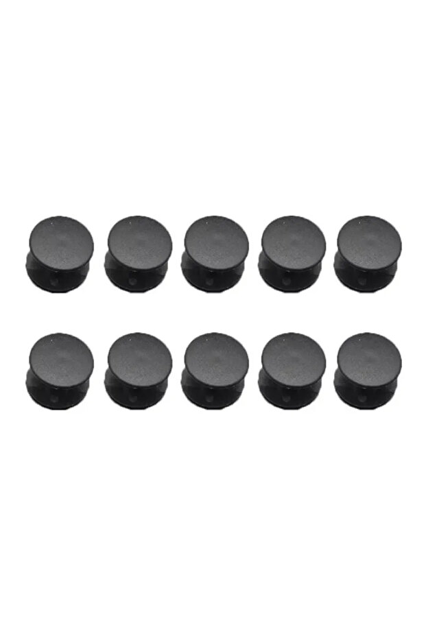 10pcs black 100pcs 16mm Shoes Rivets Replacement Buttons Hole Shoe Buckle for DIY Shoes Accessories