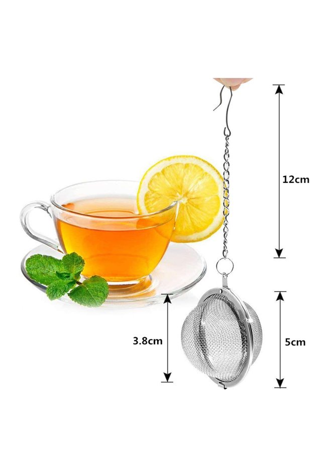 S LMETJMA Tea Infuser Stainless Steel Mesh Tea Ball Tea Strainers Tea Infuser Strainer Filters for .