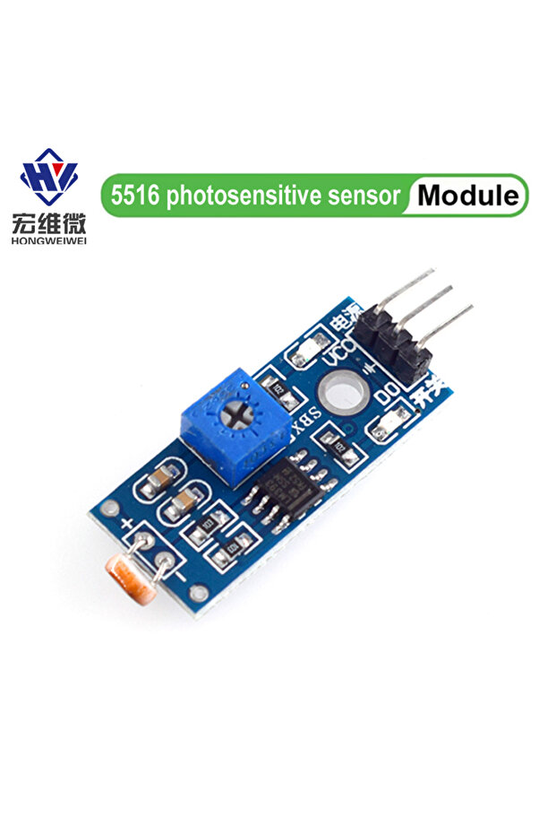 Photosensitive Sensor Module 3Pin 3.3V-5V Photoresistor Light Detection Resistance Module Photo R...