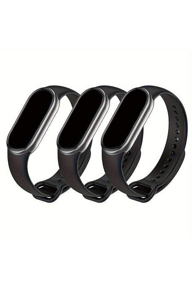 for mi band 8 9 10 Set 2 3 pcs/pack Strap for Band 8 9 10 Silicone Bracelet for Mi Band