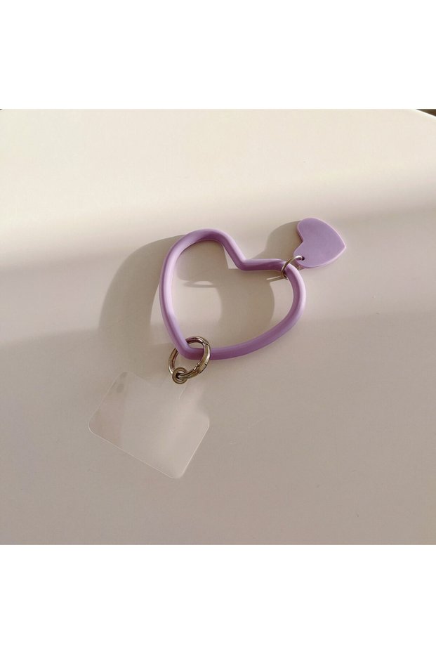 3 Fashion Mobile Phone Lanyard Cartoon Silicone Wristband Mobile Phone Pendant Decoration Love Sili.