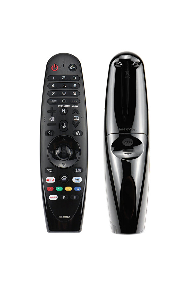 جهاز تحكم عن بعد بديل أسود AKB75855501 MR20GA متوافق مع تلفزيون 4K OLED LCD UHD (بدون وظيفة الصوت)