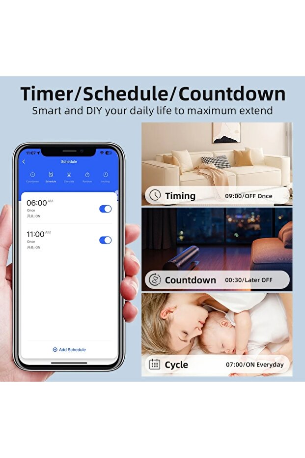 1pcs 2 Way Control Tuya Mini 16A WiFi DIY Switch Smart Life App Smart Home Automation Module Interru - 4