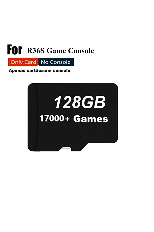 بطاقة R36S 128G TF V5 SD لوحدة تحكم ألعاب الفيديو المحمولة R36S بنظام Linux بشاشة IPS مقاس 3.5 بوصة - 1