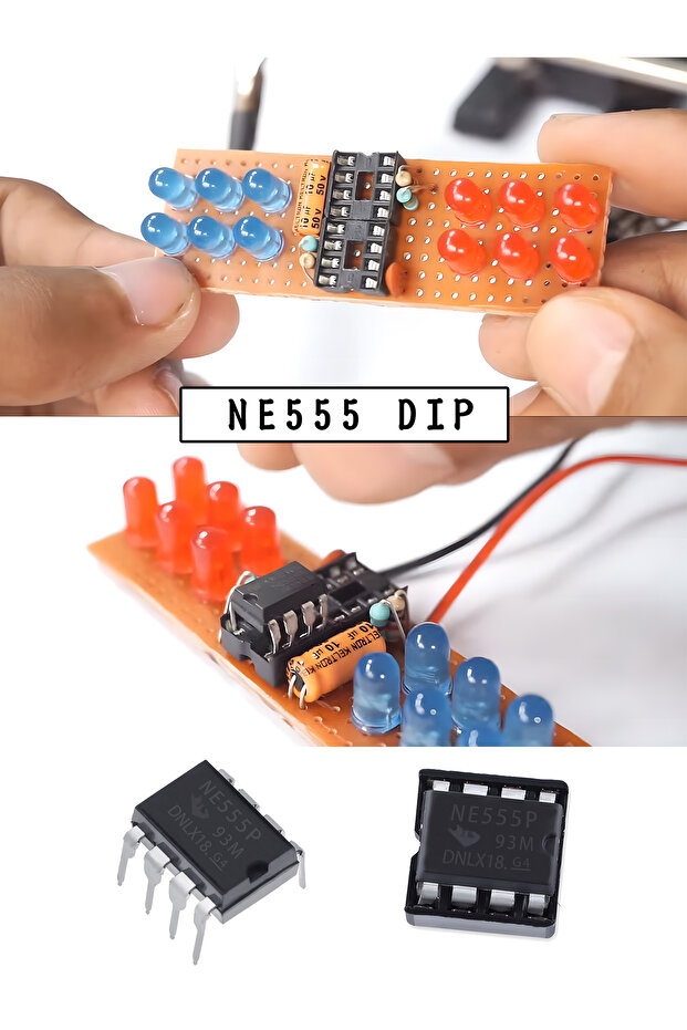 20pcs 20/50Pcs (10/25 each) NEW NE555 NE555P IC 555 Timer Programming Oscillator Chip 8 Pin DIP-8 So - 8