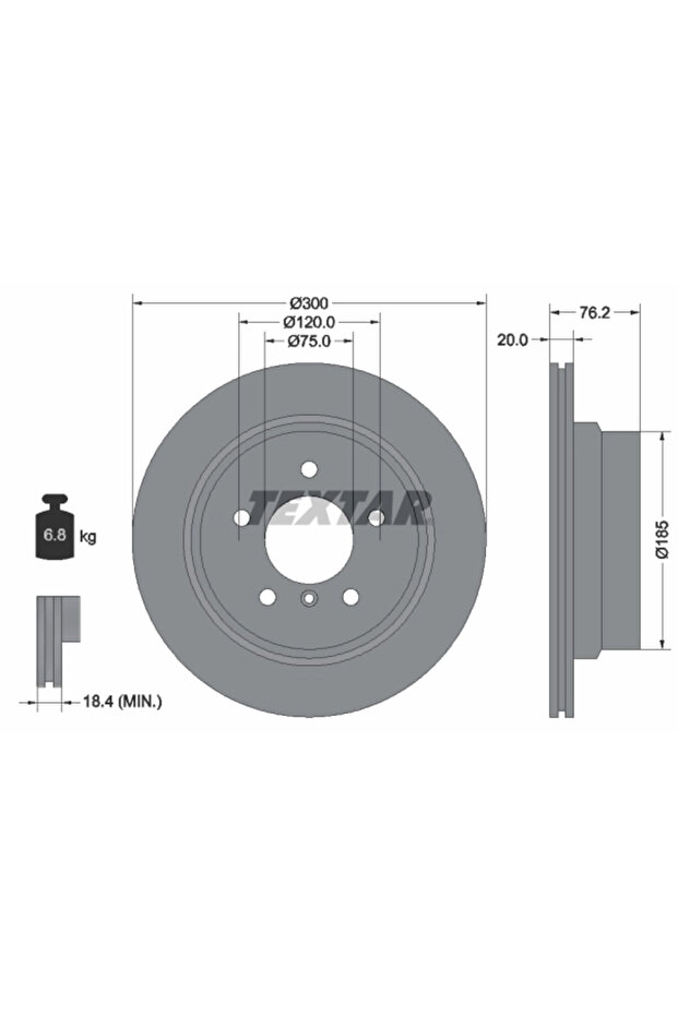 Спирачен диск BMW 1 - 1