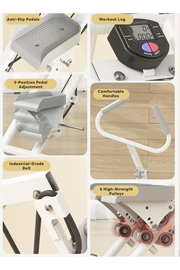 جهاز تمرين التسلق العمودي، يدعم 150 كجم - 3
