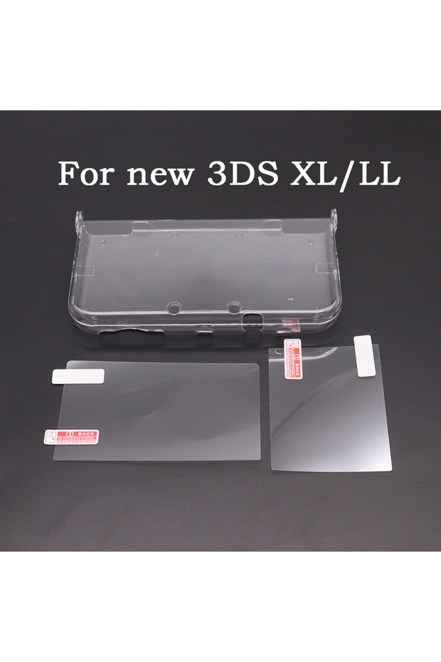 For New 3DS XL LL Plastic Clear Crystal Shell Skin Case Cover For New 2DS 3DS XL LL NDSL For DSi NDS