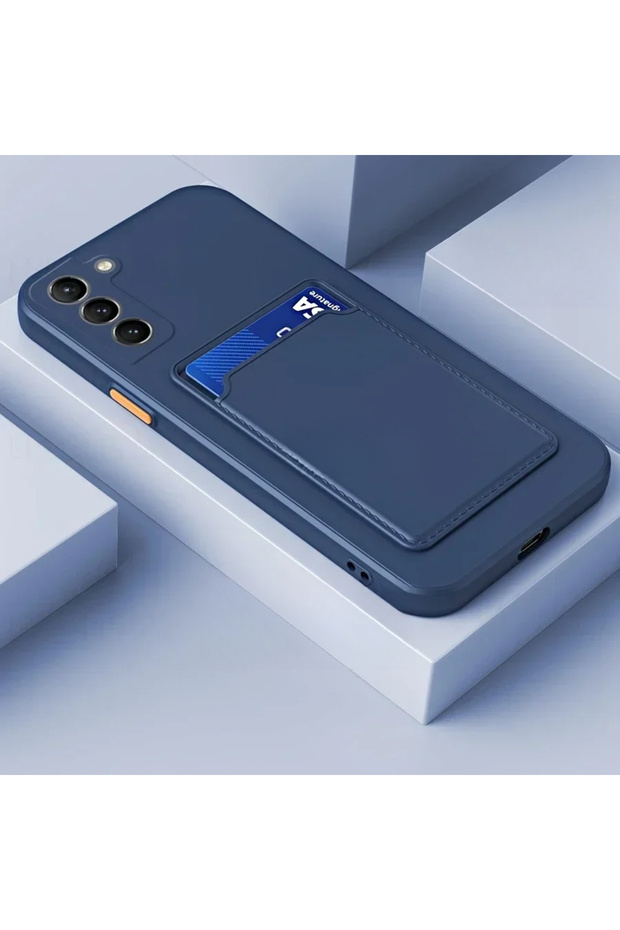 For Samsung S25FE Blue Luxury Silicone Wallet Case For S25 S 25 FE U Ultra Plus + S25FE S25Plus S2