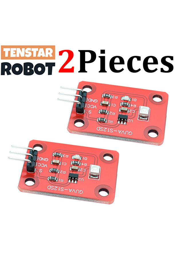 2pcs GUVA-S12SD TENSTAR 2pcs UV Sensor GUVA-S12SD 240-370nm 3528 Solar Ultraviolet Intensity Module