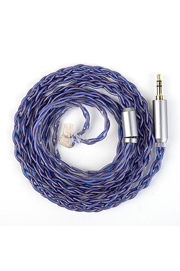 1.2m QDC 3.5mm KBEAR Neon High-purity OFC Quad-cross IEM Headphone Cable 4 Core 3.5/4.4MM Balanced R