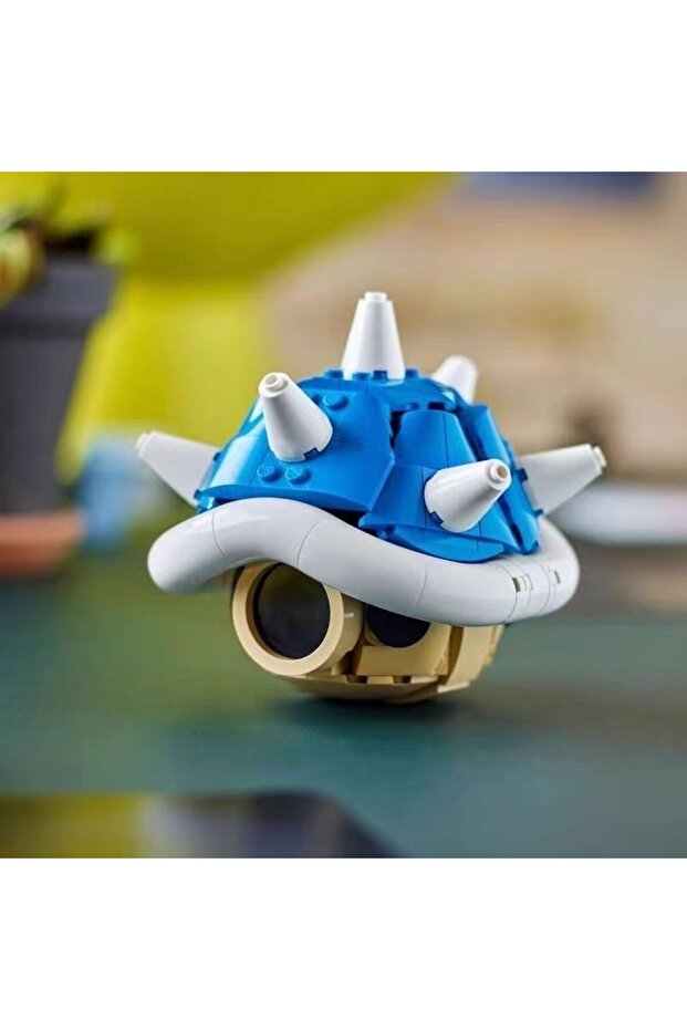 232pcs MOC Game Anime Figures 40787 Kart Spiny Shell Turtle Model Sets DIY Creative Building Blocks - 5