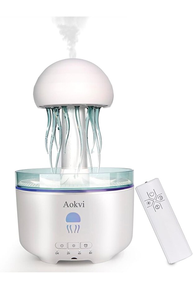 Jellyfish Essential Oil Diffuser 300ml Ultrasonic Aromatherapy Diffuser 4 Timer Settings 7 Color Cha