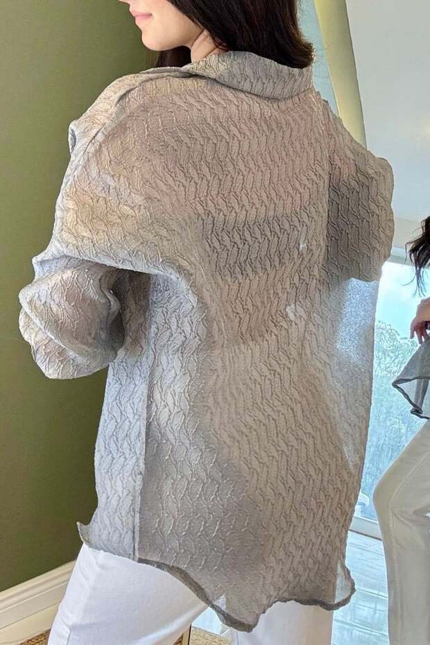 Özel Seri Dantel Gömlek G8332 - 3