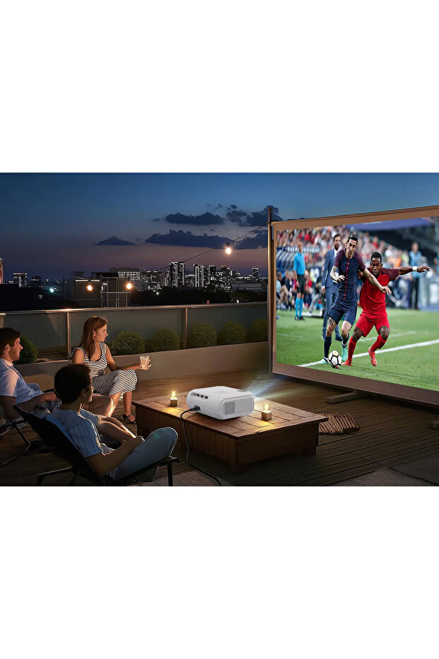 Videoproiector TX-332 Smart, LCD LED, FullHD, Wi-Fi, Bluetooth, 2xUSB, HDMI, 3W, alb - 8