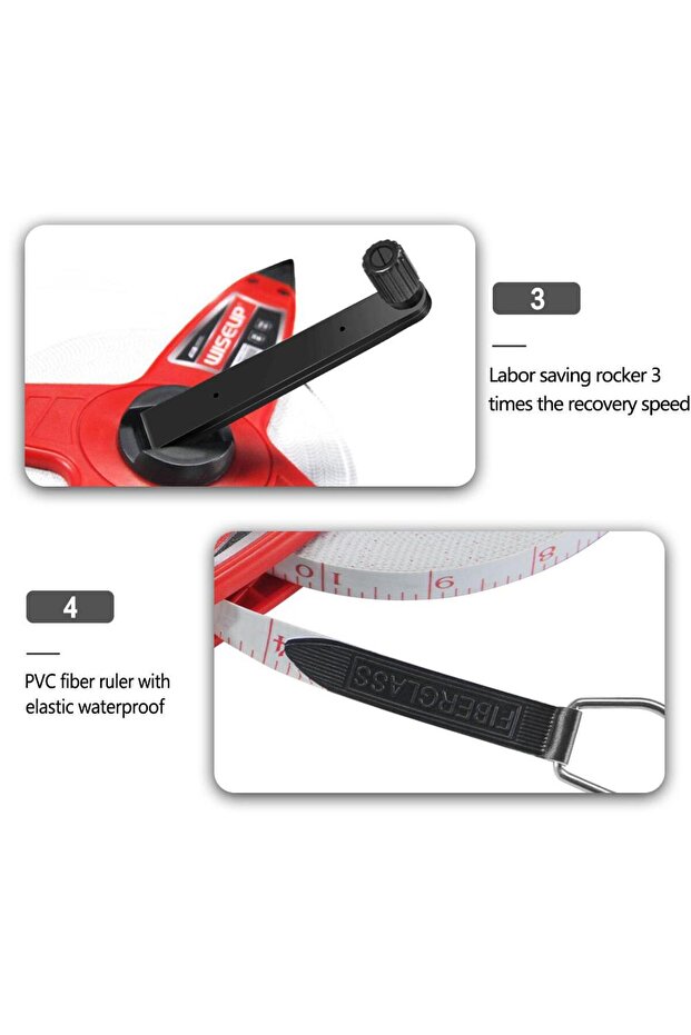 100m fiberglass mesh meter. - 5