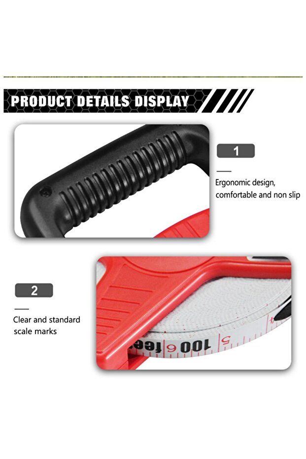 100m fiberglass mesh meter. - 4