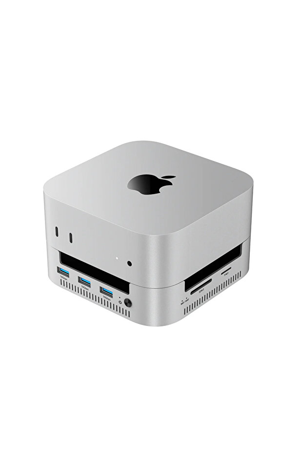 M001 PRO 11in1 Mac Mini M4 Workstation 40Gbps TB4, 2xNVMe, 4xUSB 3.2, 4K HDMI, SD/TF Dock - 1