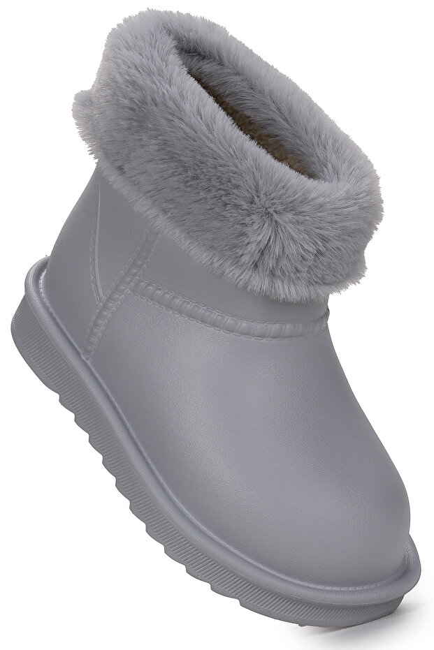 Geta Waterproof Fur Lined Girls' Eva Rain Snow Boots