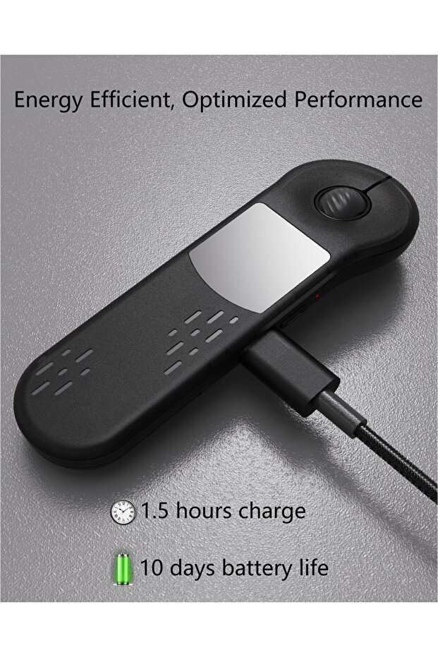 3-Link Air Mouse for PC/iOS/Android with Touchpad, Rechargeable Wireless Presentation Clicker, Bluet - 7