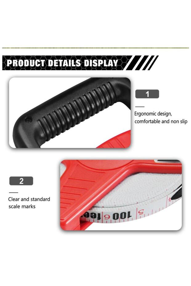 متر فيبر غرس 50M . - 4