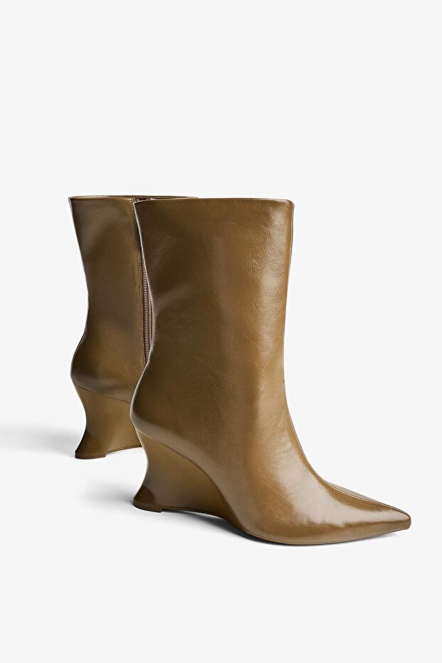 Dolgu topuklu bot - 5