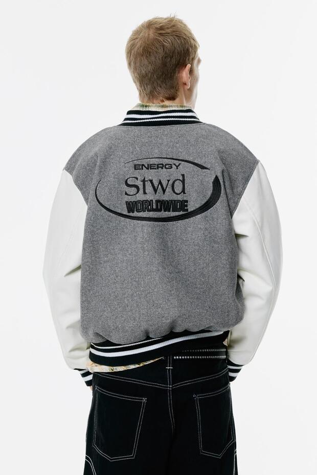 Nakışlı kolej ceketi - 6