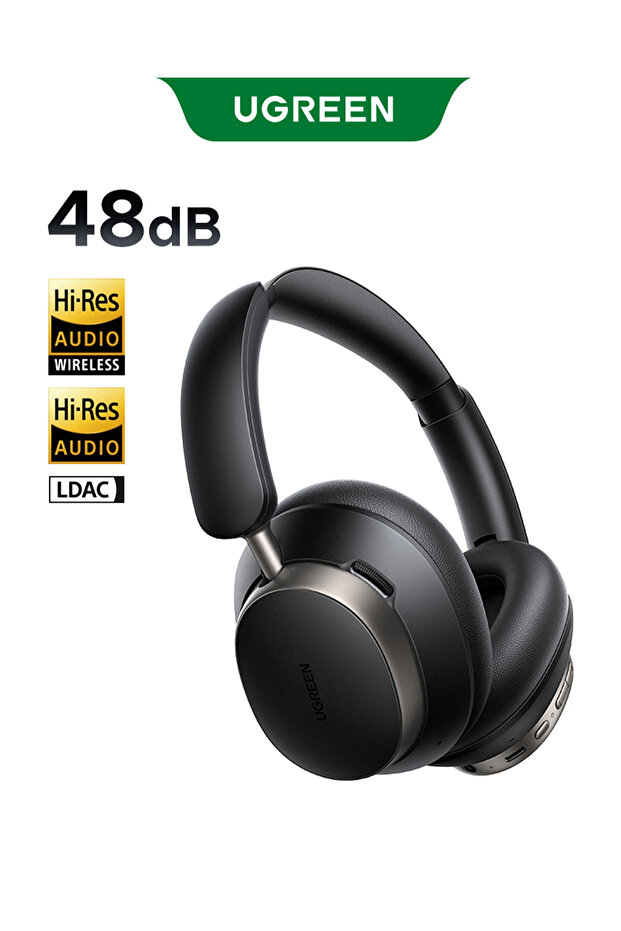 HiTune Max6 Studio Pro Hibrit Aktif Gürültü Engelleyici Kablosuz Kulak Üstü Kulaklık, 100 Saa - 2