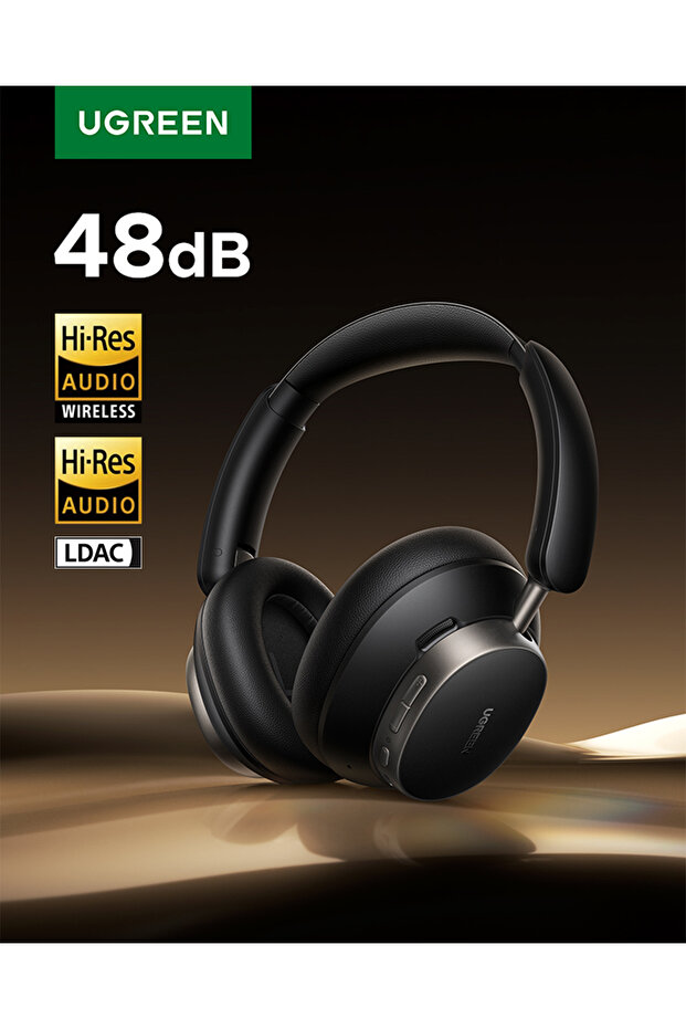 HiTune Max6 Studio Pro Hibrit Aktif Gürültü Engelleyici Kablosuz Kulak Üstü Kulaklık, 100 Saa - 3