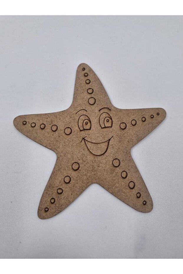 15 Pieces Cute Starfish Wooden Painting School DIY Activity Art 15 cm X 15 cm