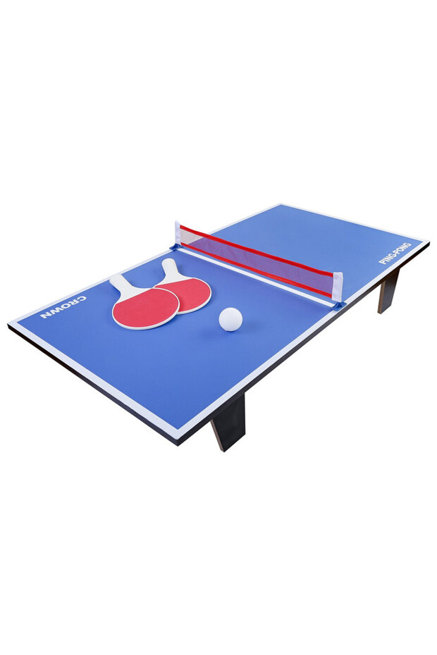 Mini Table Tennis Set – Portable Ping Pong Game with Bats, Net & Ball - 1