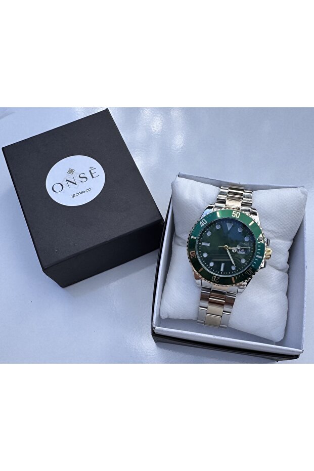 ÇELİK SAAT AKTİF BEZEL- TAKVİM - 5