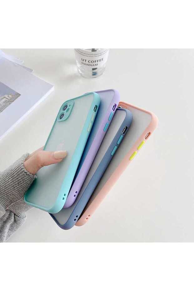 حافظة N7TH Hux المتوافقة مع هاتف iPhone 12 Pro - وردي - 6