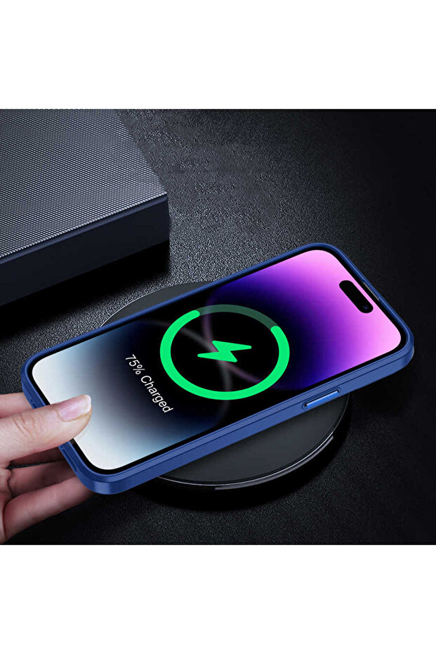 حافظة JoieCreatif Flora متوافقة مع هاتف iPhone 14 Pro - باللون الأحمر - 5