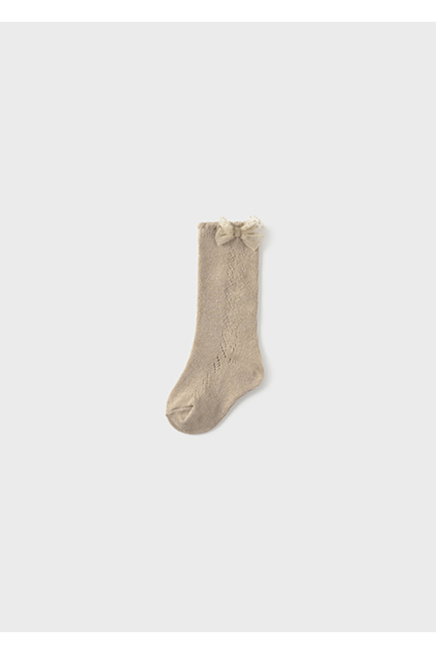 Beige Long Baby Socks 10010