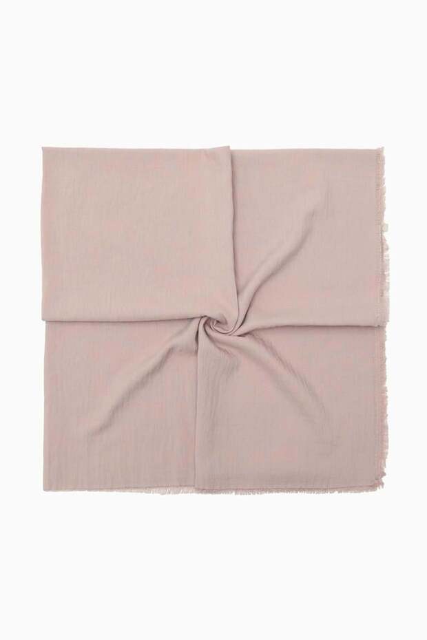 Toz Pembe Maxi Cotton Eşarp