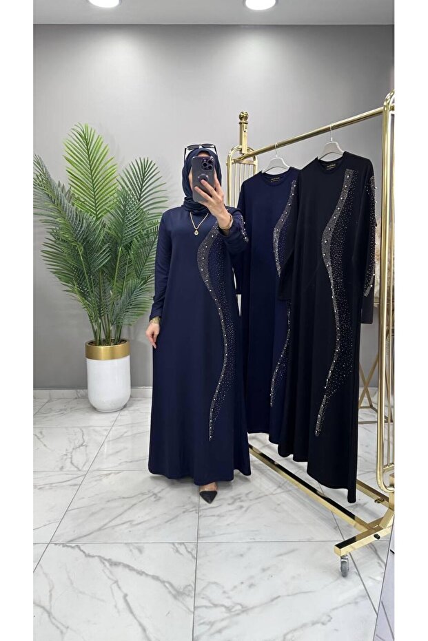 TAŞLI ŞIK ELBİSE - 3