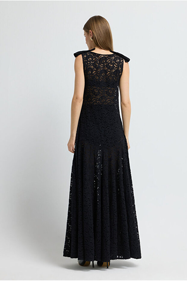 Dantel Jile Elbise - 7