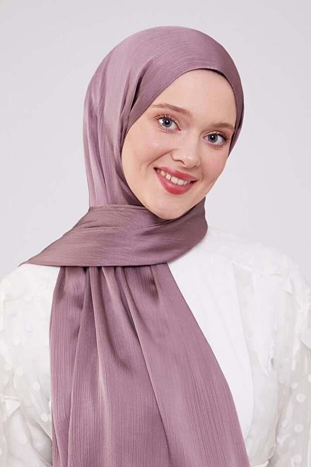 شال فستان سهرة بلون البرقوق الفاتح
