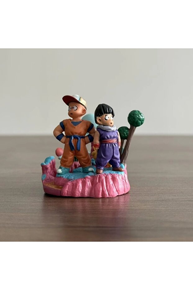 Krillin and Gohan 6cm/2.36in Anime Dragon Ball Figure Krillin and Gohan Action Figures Pvc St