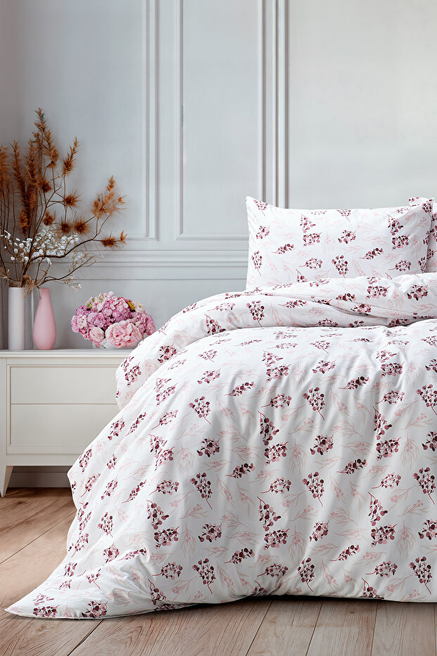 Karen Cotton Feel Duvet Cover Set Double Size